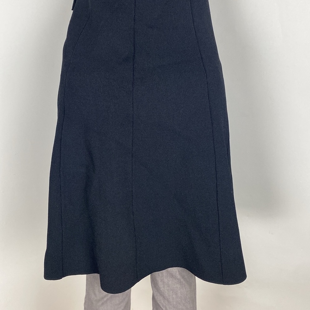 Scanlan Theodore Crepe Knit Draped Wrap Sleeveless Jacket Size XS - Picture 5 of 14